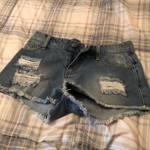Jean shorts
